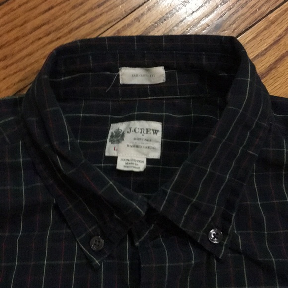 J. Crew 100% cotton men’s large tailored fit - Picture 2 of 3